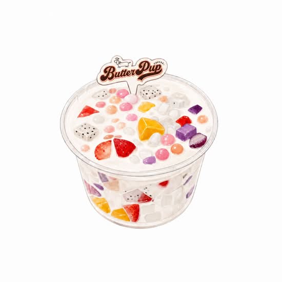 classic yogurt fruit mix 手工酸奶水果捞